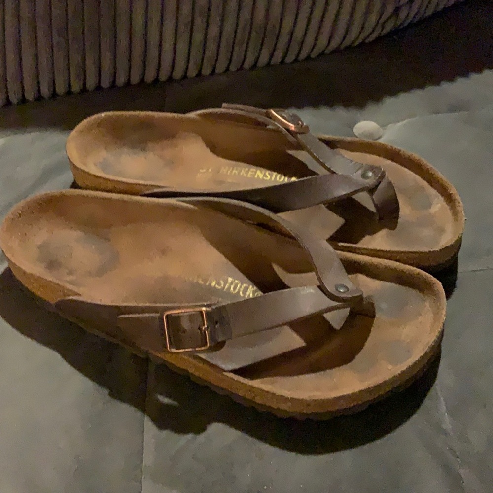 Thong birkenstock adria flip flop sandals EUC 37